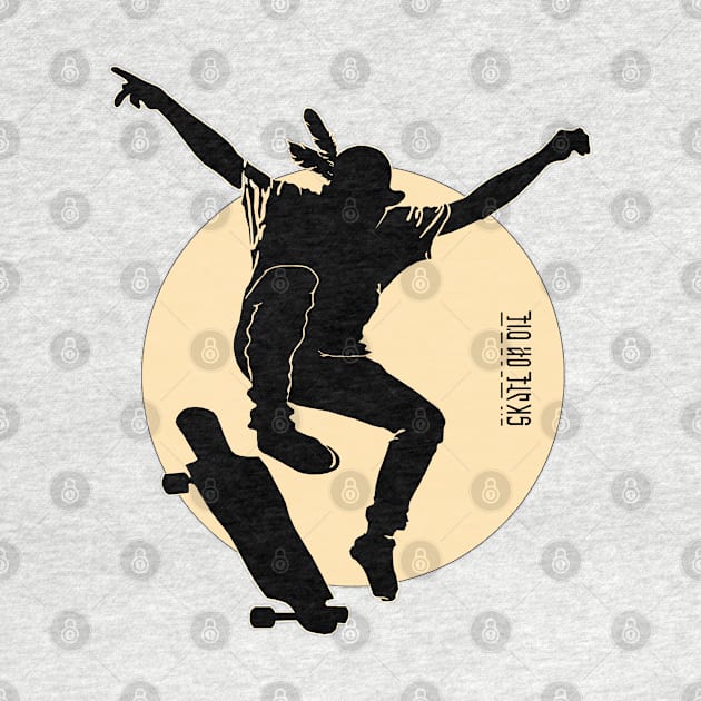 Jump' Skate or Die - Sepia by Monkey Business Bank